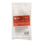 Дюбель-хомут 6х12 полипропилен белый Simple (50шт)