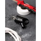 Евровилка с ушком черная 16А