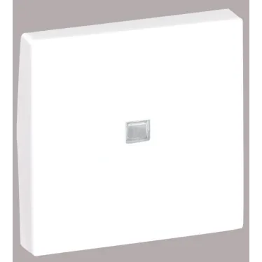 Connect Клавиша с индикатором для выключателя К304 45х45мм алюминий