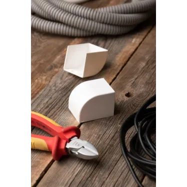 Заглушка (40х40) (4 шт) Plast Белый