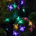 Садовая гирлянда на солнечной батарее Бабочки 20 LED 5,8 метра ERASF22-15 ЭРА