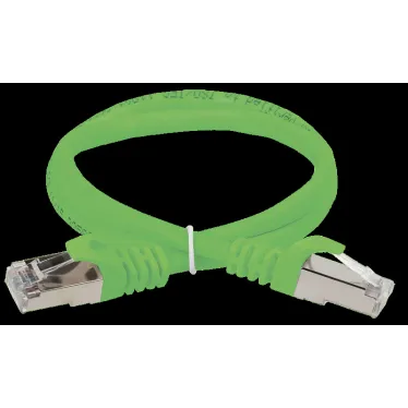 Патч-корд категория 5е ftp 0.5м PVC зеленый