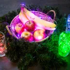 Еловый венок, диаметр 60см | 307-143 | NEON-NIGHT