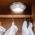 SB-503 Фонарь пушлайт Аврора [4xLED, 3xAAA, серебристый, 1шт в кор] (60/240/1920)