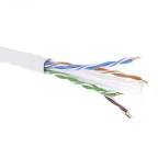 Витая пара U/UTP 4 пары CAT 6 нг(А)-HF бухта белый 305м