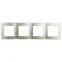 Рамка на 4 поста, Эра12, перламутр, 12-5004-15