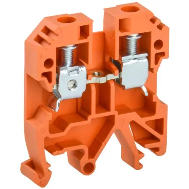 Клемма винтовая КВИ-6мм2 оранжевая