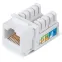 Модуль Keystone Jack RJ-45(8P8C) UTP неэкранированный CAT6 90град белый