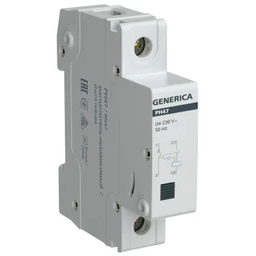 Расцепитель независимый РН47 на DIN-рейку GENERICA