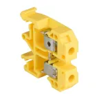 Клемма винтовая JXB-10/35мм.кв желтая