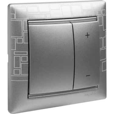 VALENA Рамка 1 пост алюминий модерн