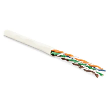 Витая пара U/UTP кат 5e 4 пары AWG24 patch IN LSZH нг(А)-HF белый 305м