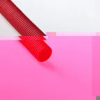 Труба гофрированная 25мм ПНД красная для металлопластиковых труб