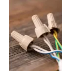 Зажим соединительный изолирующий с лепестками СИЗ-Л 8мм (100шт)