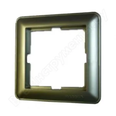 W59 Рамка 1 пост шампань