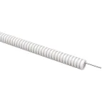 ELASTA Труба гофрированная ПВХ d-16мм с зондом белая (100м) IEK