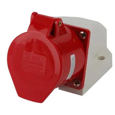 Розетка стационарная наружная 125 3Р+РЕ+N 32А 380В IP44 (10/60/720) R(OUT)-32-3P-PE-N-IP44