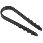 Дюбель-хомут 11-18мм нейлон черный (100шт)