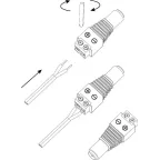 Разъем R-DC04 гнездо DC питания 2. 1х5. 5 с клеммной колодкой
