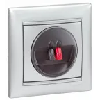 VALENA Рамка 1 пост горизонтальная алюминий