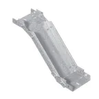 Поворот вертикальный регулируемый 150х50, толщина 1,5 мм, Сендзимир цинк