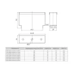 Скоба подвеса верхняя 200 мм