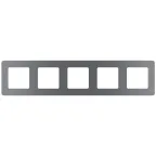 Рамка 5 постов INSPIRIA дымчатая