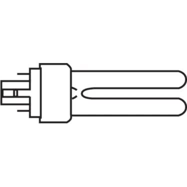 Лампа энергосберегающая КЛЛ 13вт Dulux D/Е 13/840 4p G24q-1 Osram