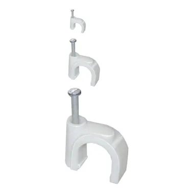 Скоба 5мм круглая пластиковая (20шт)