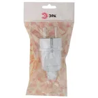 Вилка с/з прямая 16A белая Vx2-W