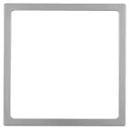 Декоративная рамка, Эра Elegance, алюминий (30/300/9600) 14-6001-03