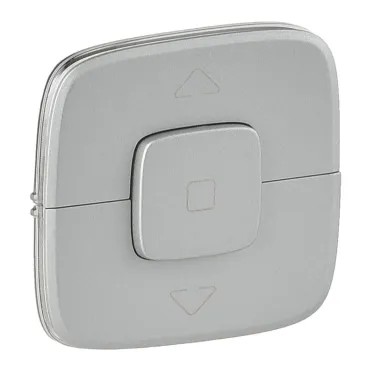 Valena ALLURE Лицевая панель для выключателя жалюзи и рольставней Алюминий