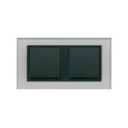 Рамка на 3 поста, S82N, серый - графит (стекло)