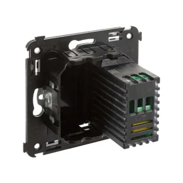 Avanti Диммер поворотный в стену, ''Черный квадрат''