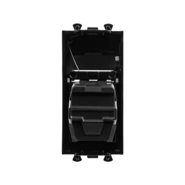 Avanti USB 3.0 розетка модульная, тип А-А, , Черный матовый, 1 модуль