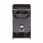 Розетка RJ-45 кат.6 Viva 1 модуль черный