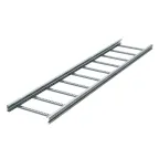 Лоток лестничный 80х400 лонжерон 1.5мм L-6000мм