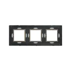 Рамка из металла, ''Avanti'', светло-серебристая, 6 модулей