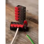 Клемма СМК 221-415 5 отверстий 0.2-4.0 мм2 блистер (5шт.) PROxima