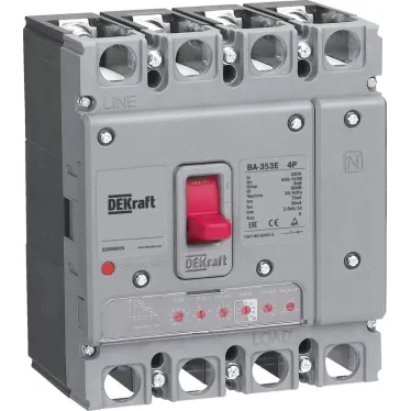 Силовой автоматический выключатель с электронным расцепителем 4P 32А 70кА ВА-353E