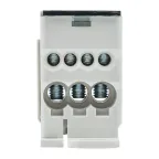 Блок распределения (Кросс) крепеж на панель DIN КБР-80А