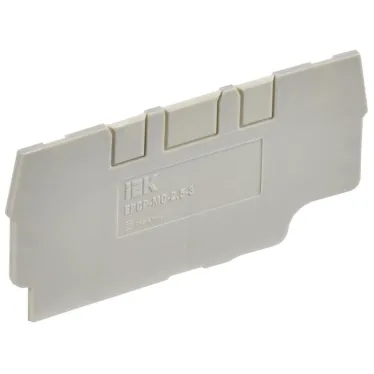 Заглушка для CP-MC 3 вывода 2,5мм2 серая IEK