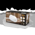 Светильник ЖКХ под лампу 1хE27 AC 220В IP54 овал 105х85х212мм с решеткой max 60Вт НБП Gauss