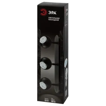 Светильник настенно-потолочный спот OL36-3 BK MR16 GU10 IP20 черный