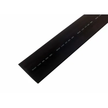 Термоусаживаемая трубка 80,0 40,0 мм, черная, упаковка 10 шт. по 1 м, REXANT