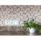 Выключатель двухклавишный - Legrand Inspiria - 10А 250В безвинтовые зажимы - белый