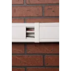 Соединитель (105х50) (2 шт) C-Line Белый