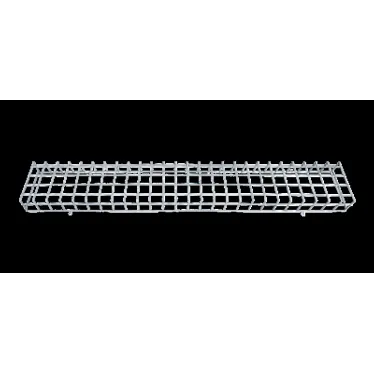 Решётка защитная 1300х150х90 белая