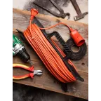 Удлинитель на рамке 'Зевс 2.0' 40м без заземления ПВС 2x0.75 10А/2.3кВт PROxima