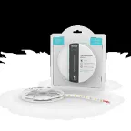 Лента светодиодная LED 2835/60-SMD 4.8 Вт/м 312 лм/м 4000К DC 12В IP20 8мм (блистер 3м) Basic Gauss